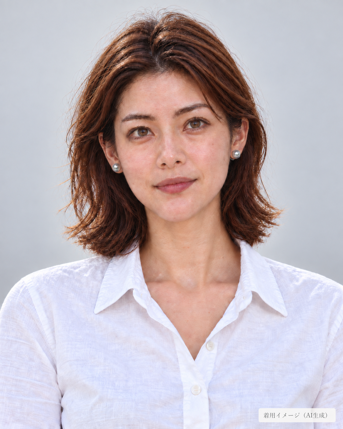 着用イメージ（AI生成）／実寸・色味は商品仕様と商品写真をご確認ください