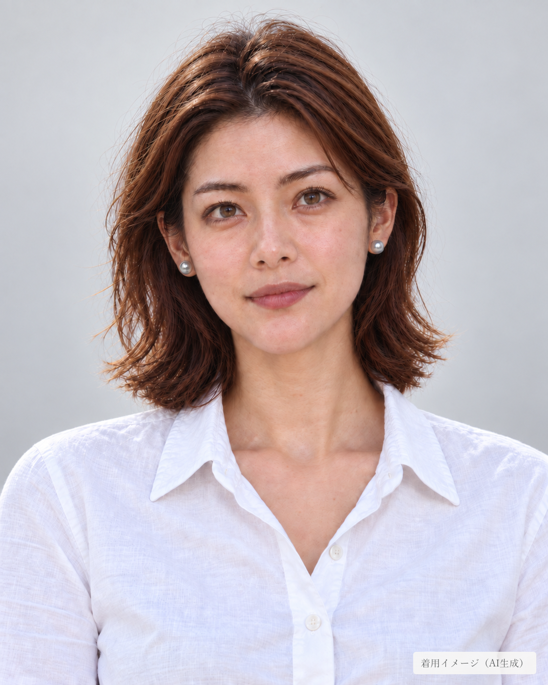 着用イメージ（AI生成）／実寸・色味は商品仕様と商品写真をご確認ください