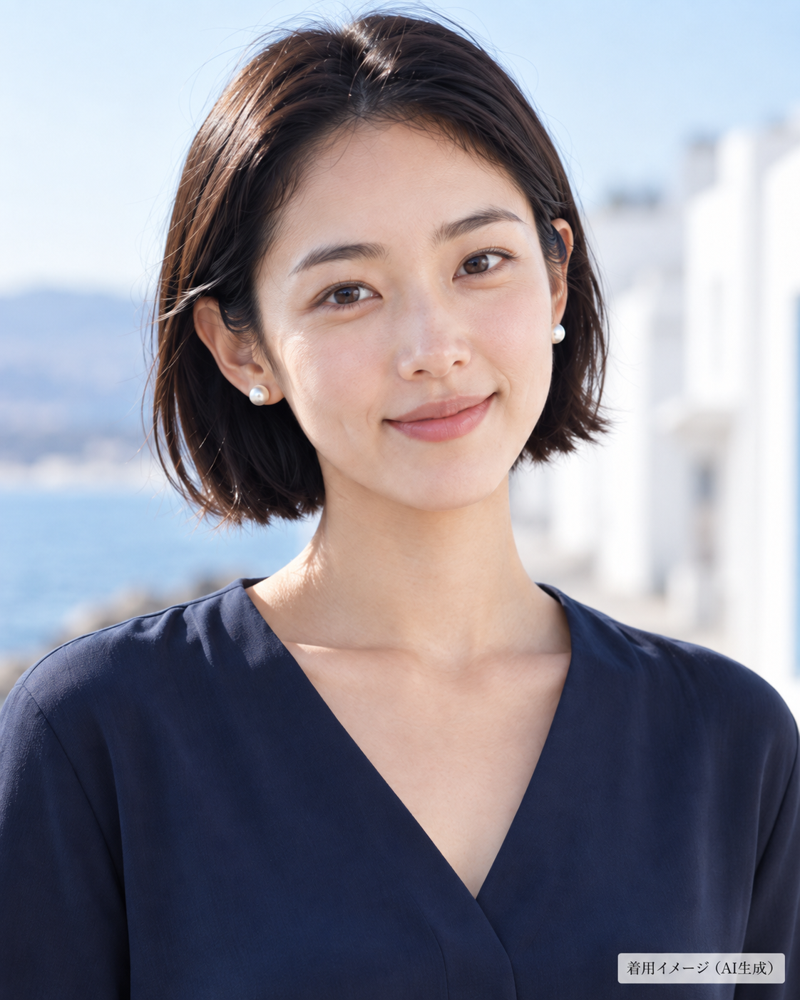 着用イメージ（AI生成）／実寸・色味は商品仕様と実物写真をご確認ください
